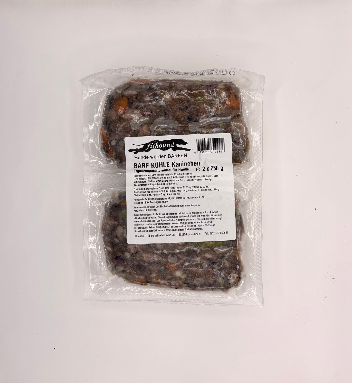 BARF Kühles Kaninchen 2 x 250 g