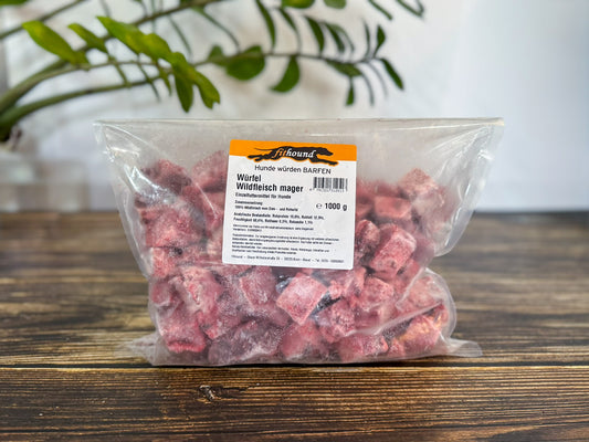 Wildfleisch Würfel mager 1kg