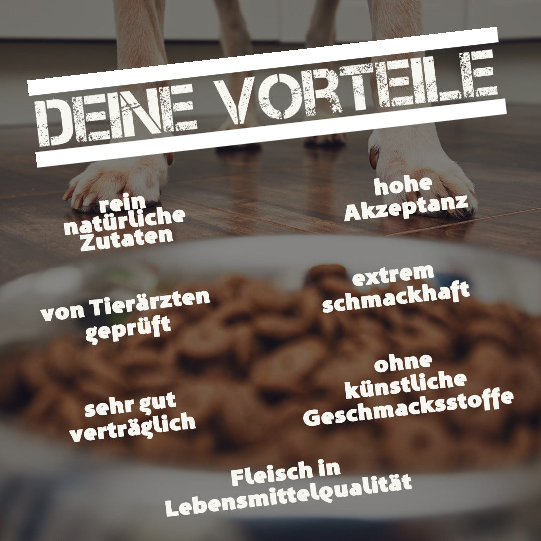 Leitwolf Selected Pferd mit Kartoffeln
