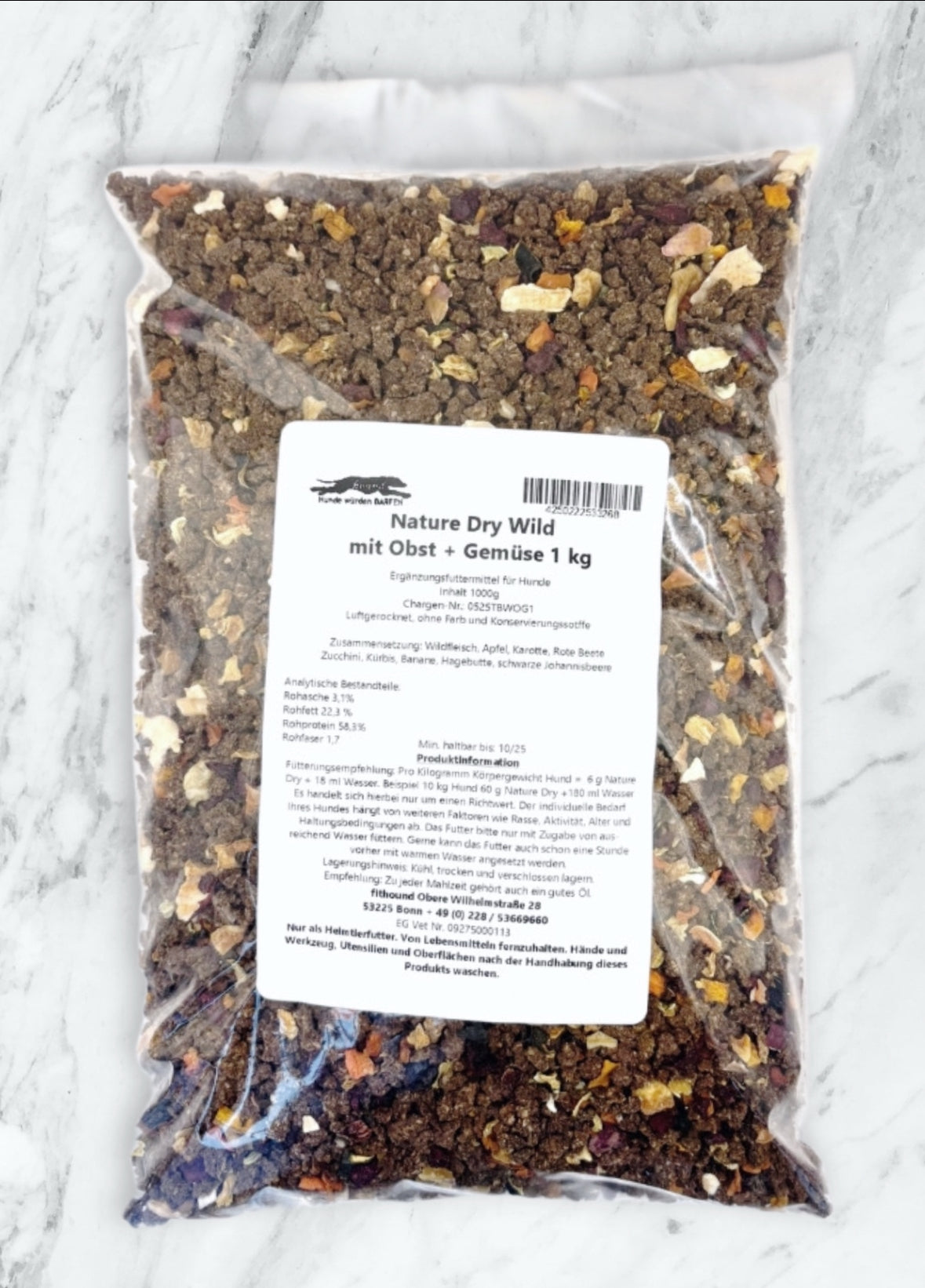 NATURE DRY Wild, getrocknet 1kg