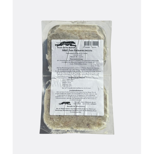 BARF Pute purinarm 2 x 250g