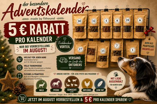 Adventskalender by fithound limitiert ab 01.August