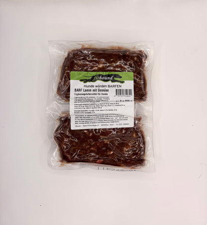 BARF Lamm mit Gemüse 2 x 250 g