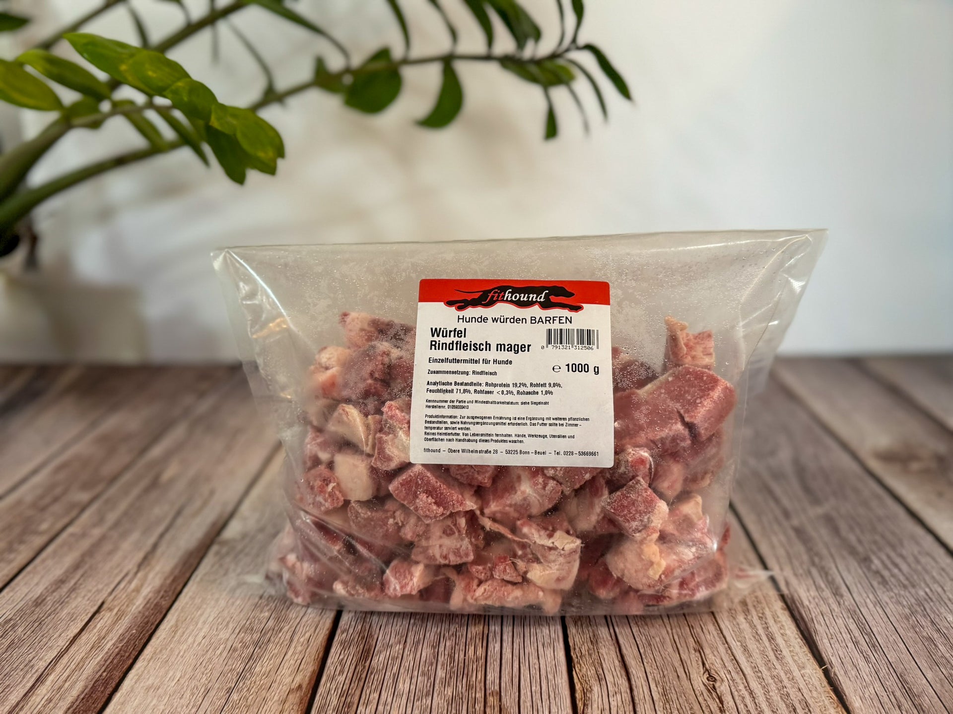 Rindfleisch Würfel mager 1kg – fithound Onlineshop