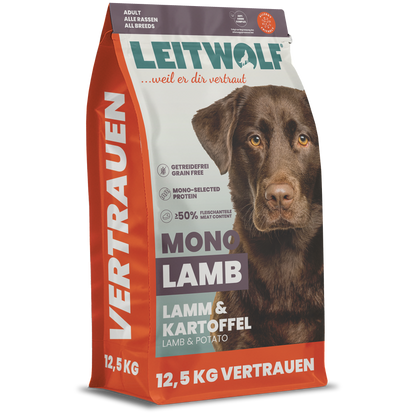 Leitwolf Mono Lamm mit Kartoffeln