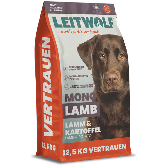 Leitwolf Mono Lamm mit Kartoffeln