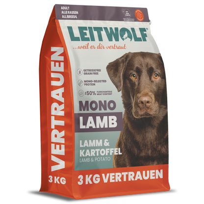 Leitwolf Mono Lamm mit Kartoffeln