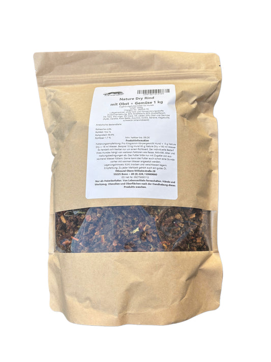 NATURE DRY Rind + Obst & Gemüse , getrocknet 1kg