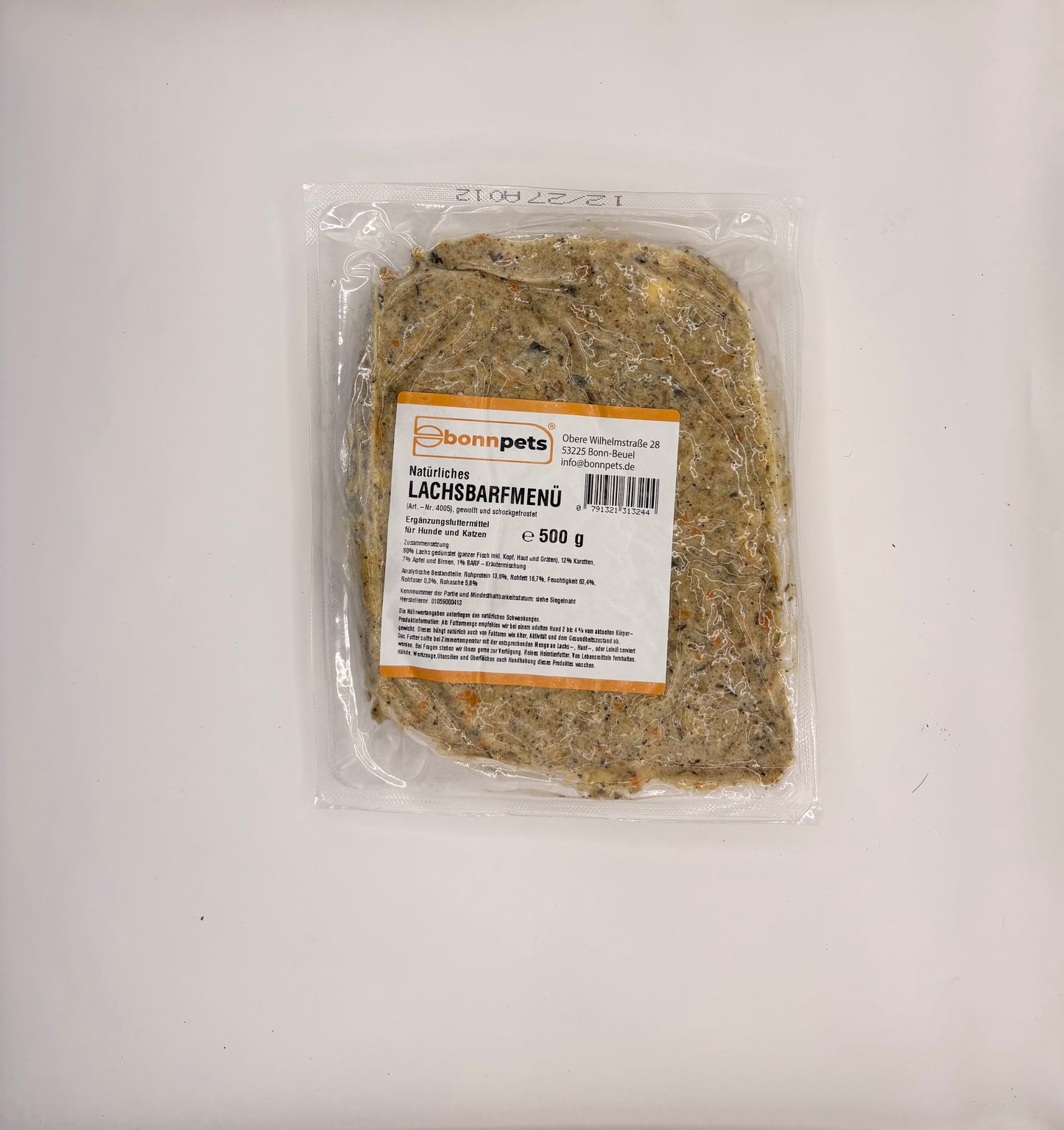 NUR ONLINE!  Natürliches Lachsbarfmenü bonnpets 500 g